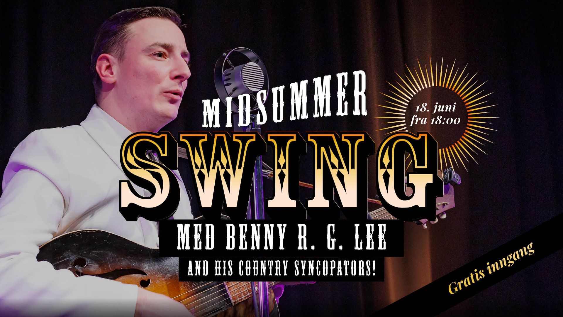 Midsummer Swing med Benny R. G. Lee and his Country Syncopators!