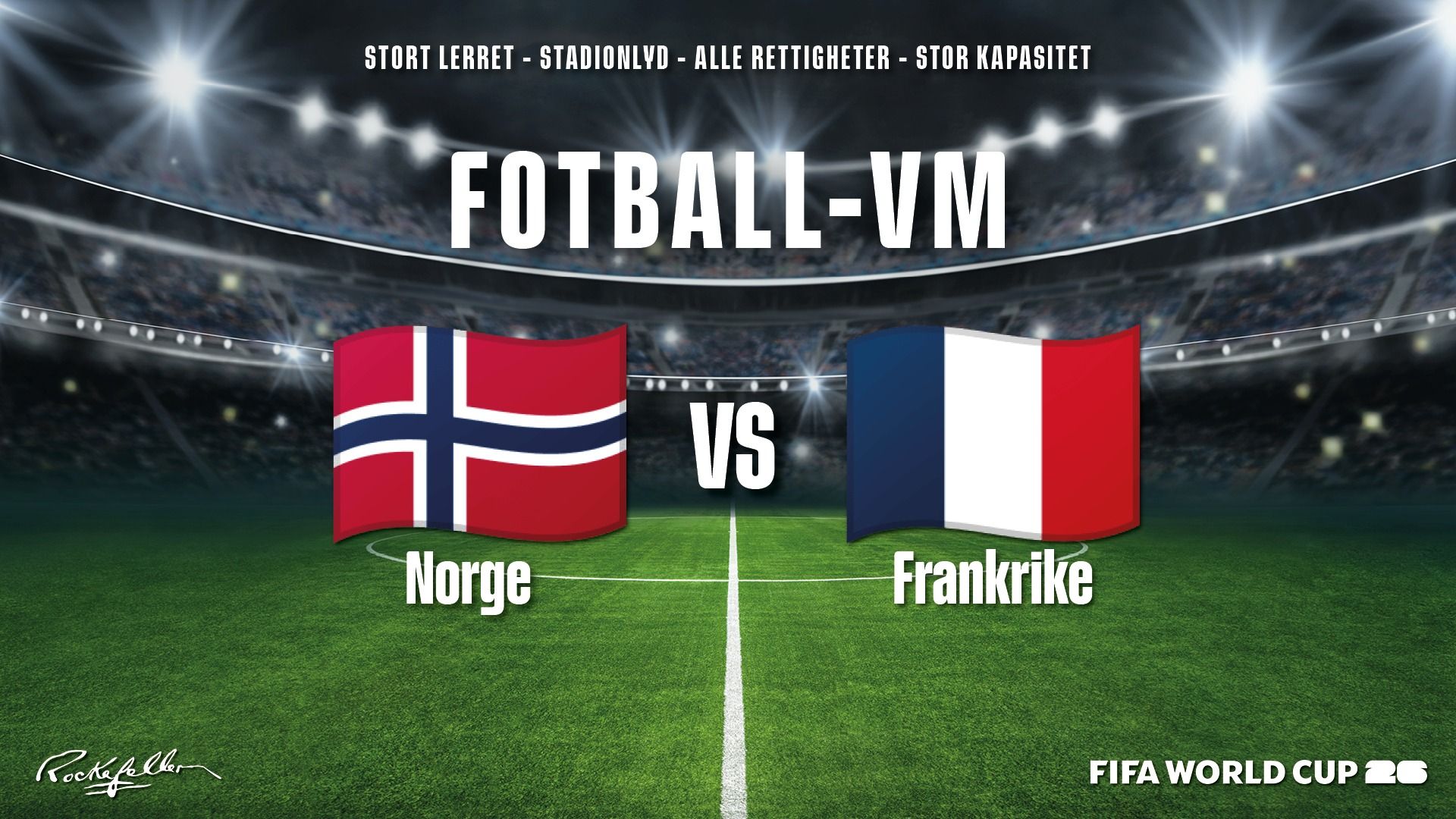 Fotball-VM: Norge - Frankrike
