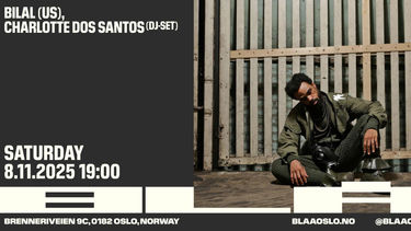 Bilde for arrangement Bilal (US) & Charlotte Dos Santos (DJ)