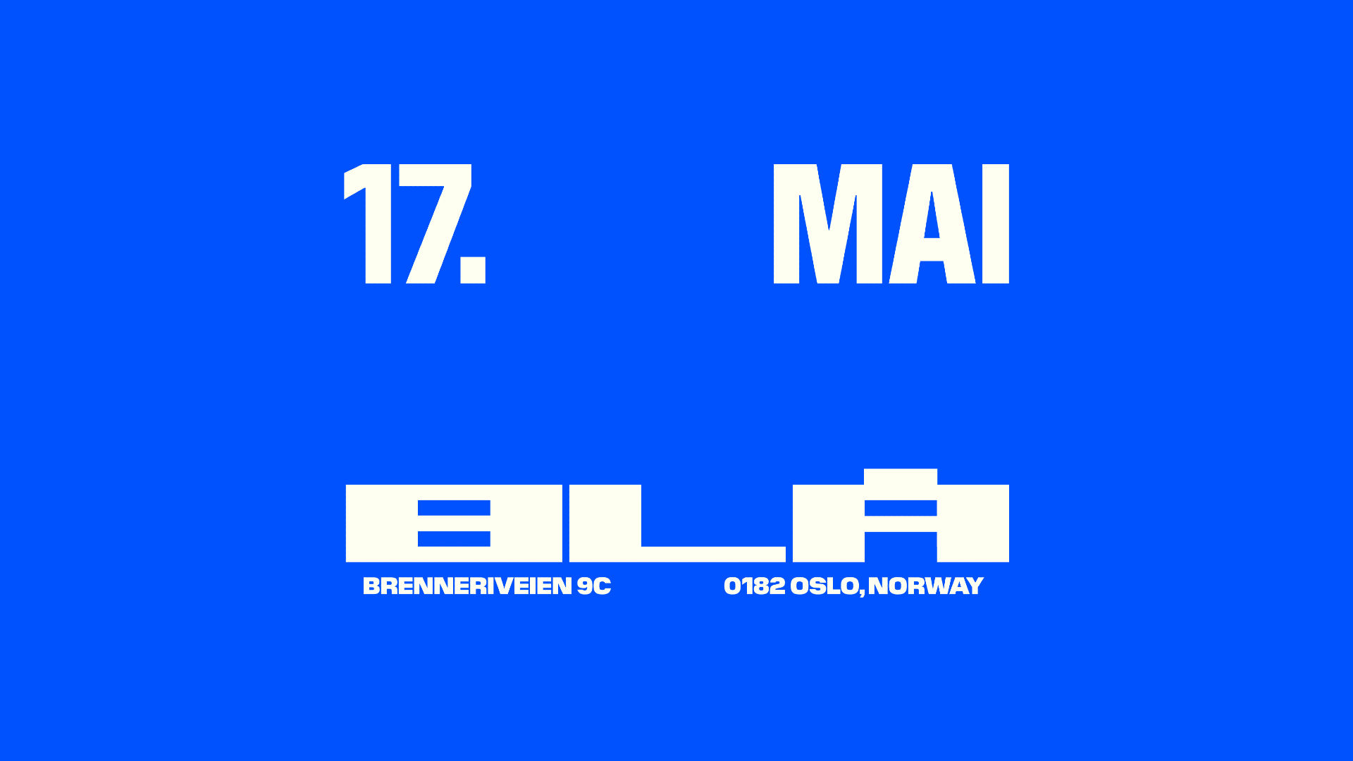 17. mai på Blå