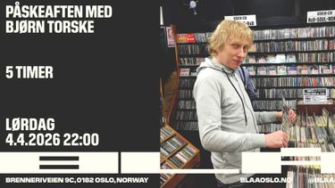 Bilde for arrangement Påskeaften med Bjørn Torske - 5 timer /BLÅ