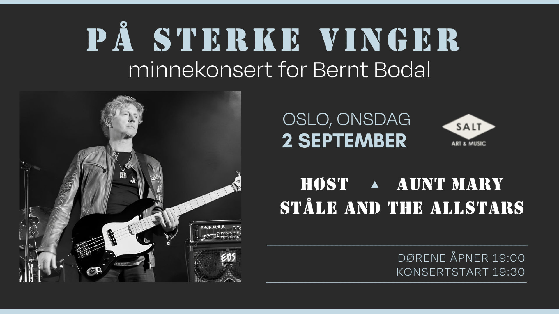 På Sterke Vinger – minnekonsert for Bernt Bodal