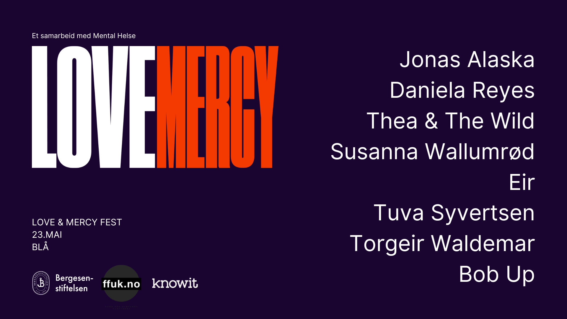 Love & Mercy 2026