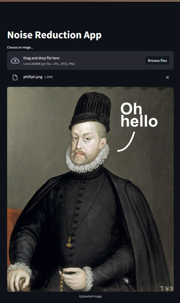 Build an Image Denoiser App with Python, Streamlit & OpenCV