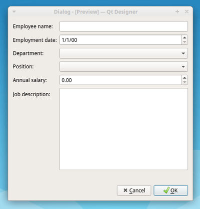 How to Create Custom Dialogs With Qt Designer and PySide6