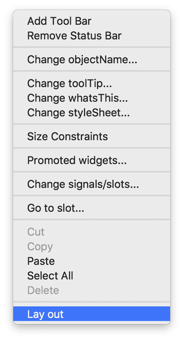 Create your first PySide2 app in Qt Designer