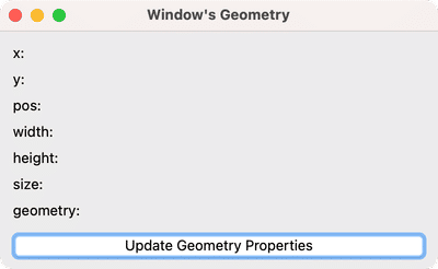 How to Save and Restore Window Geometry in PyQt6 with QSettings