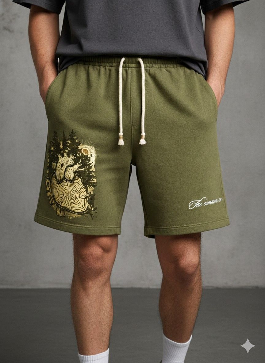 The Core Olive Shorts