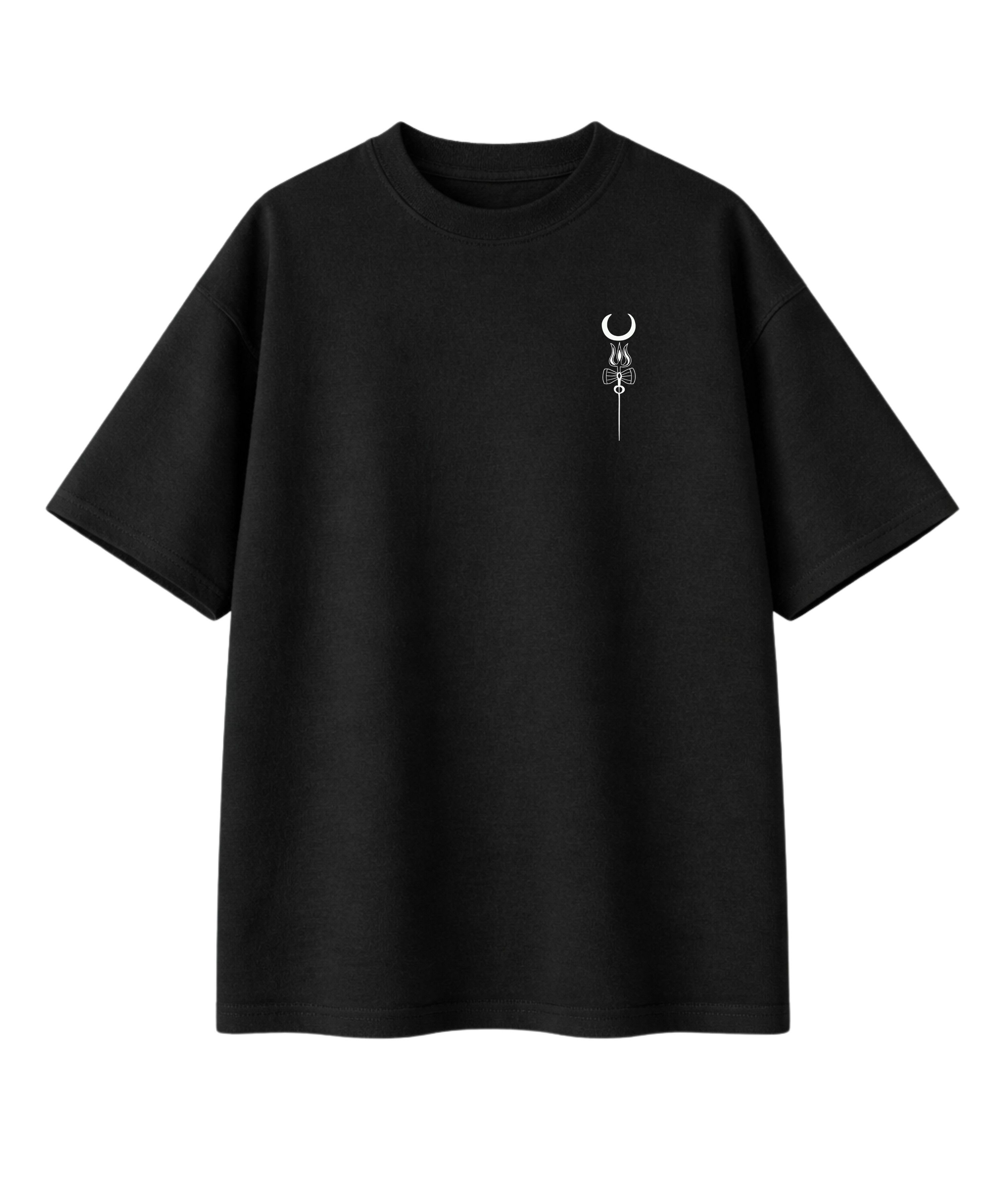 Mahadev Cosmic Geometry Oversized T-Shirt