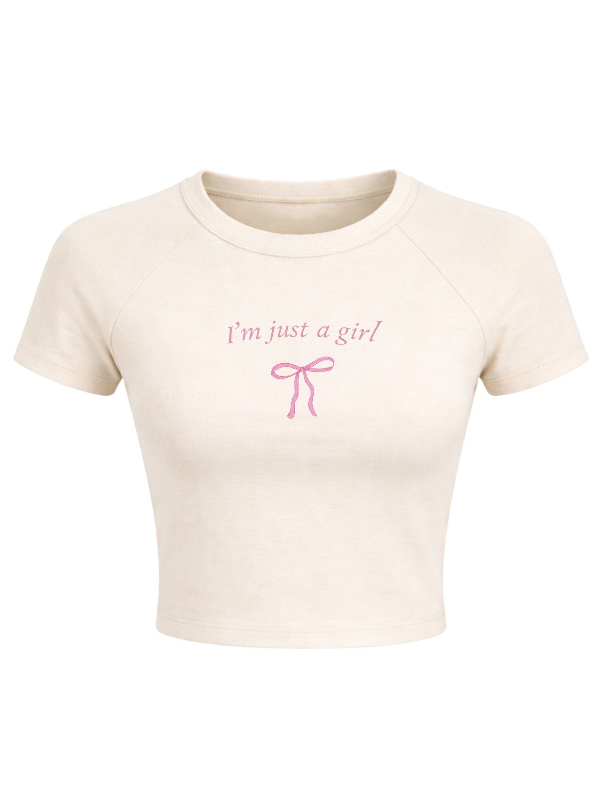 I’m Just a Girl Coquette Baby Tee