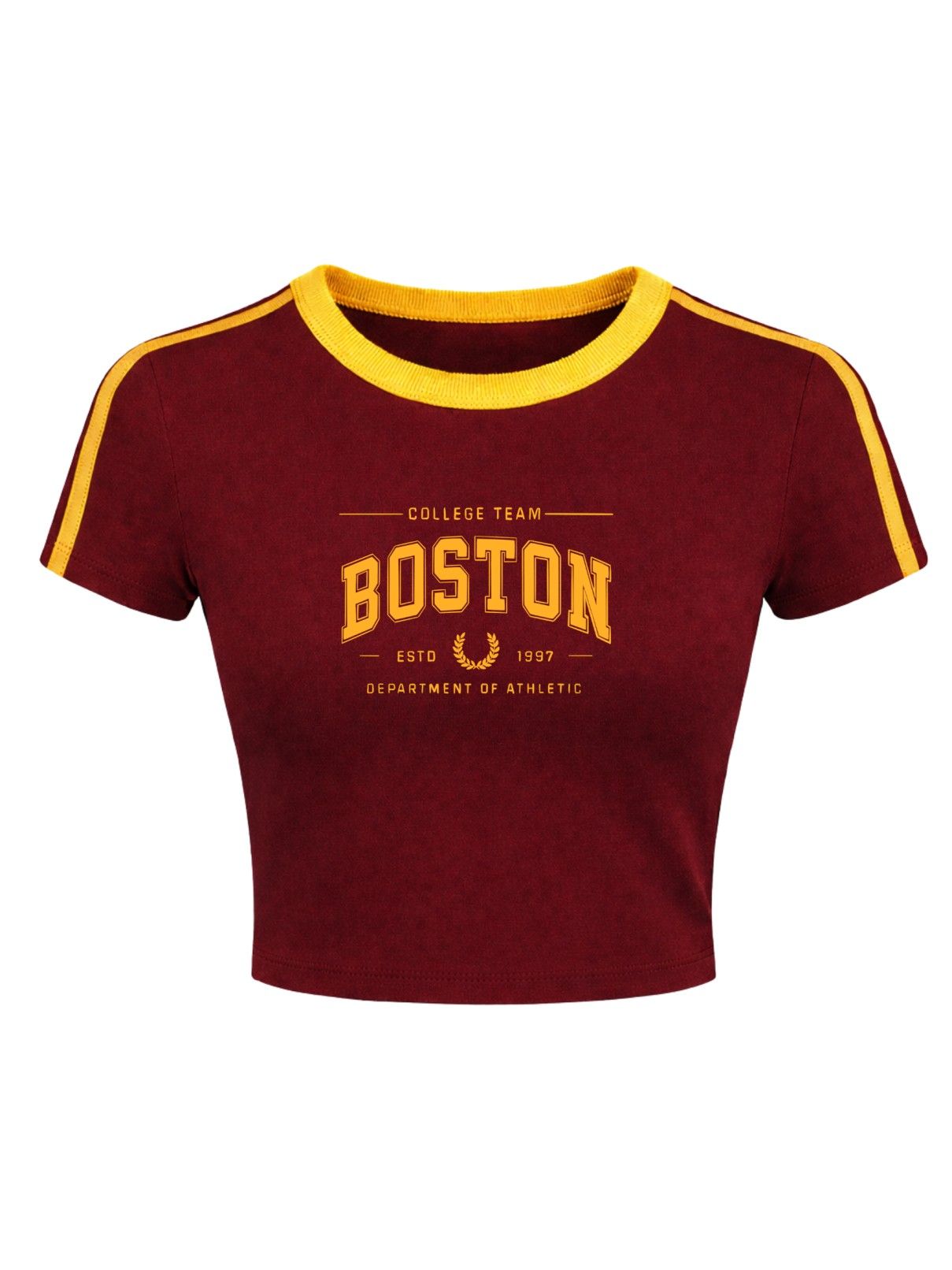 Vintage Boston Athletic Cropped Tee