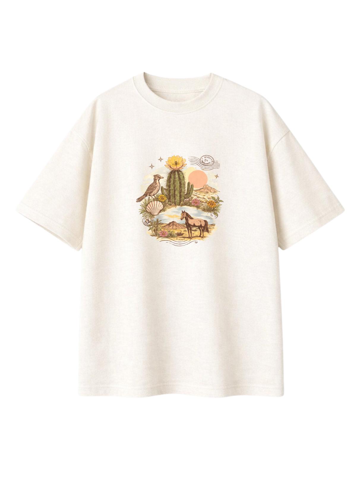 Desert Postcard Retro Graphic Tee
