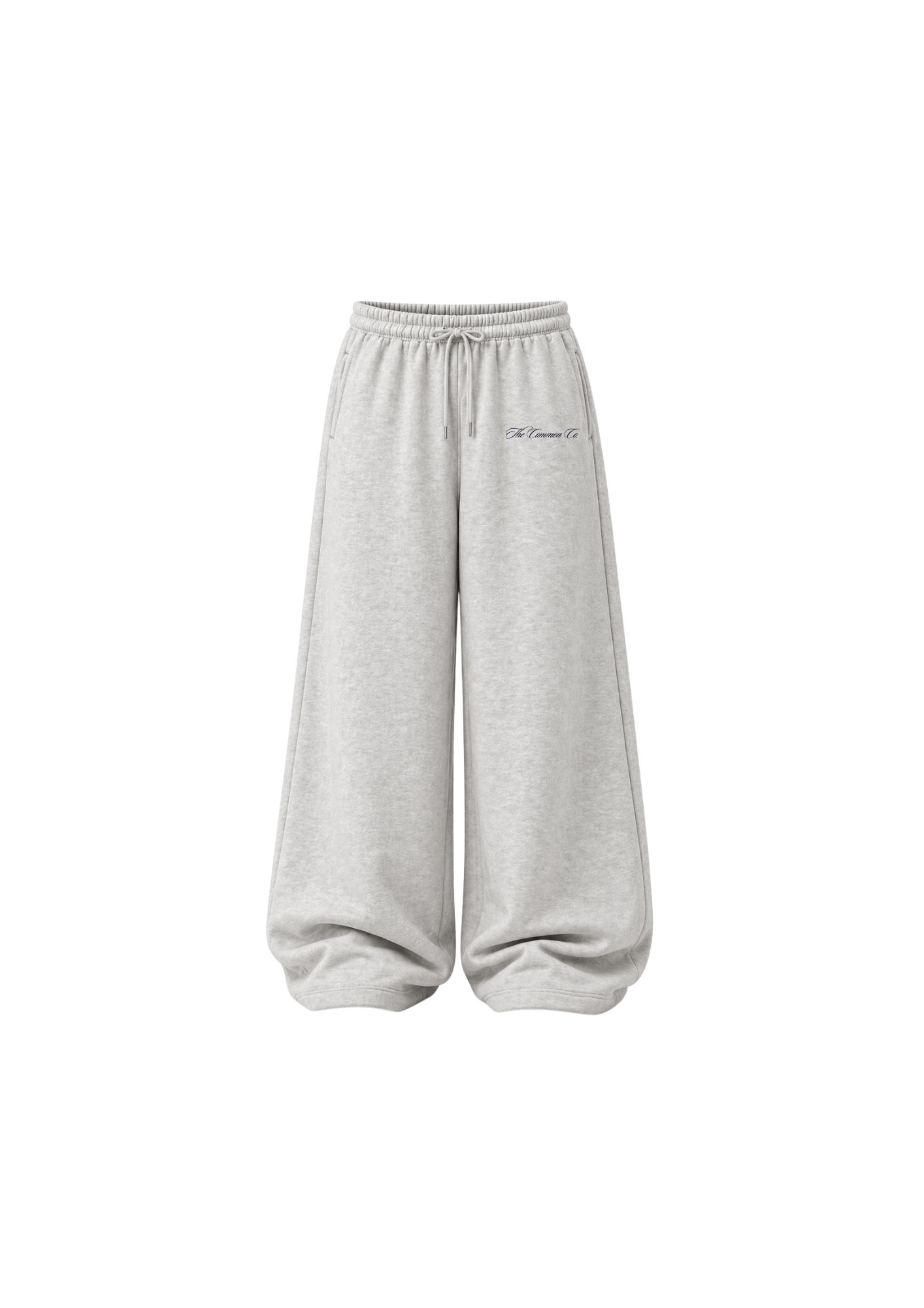 Grey Melange Baggy Joggers 