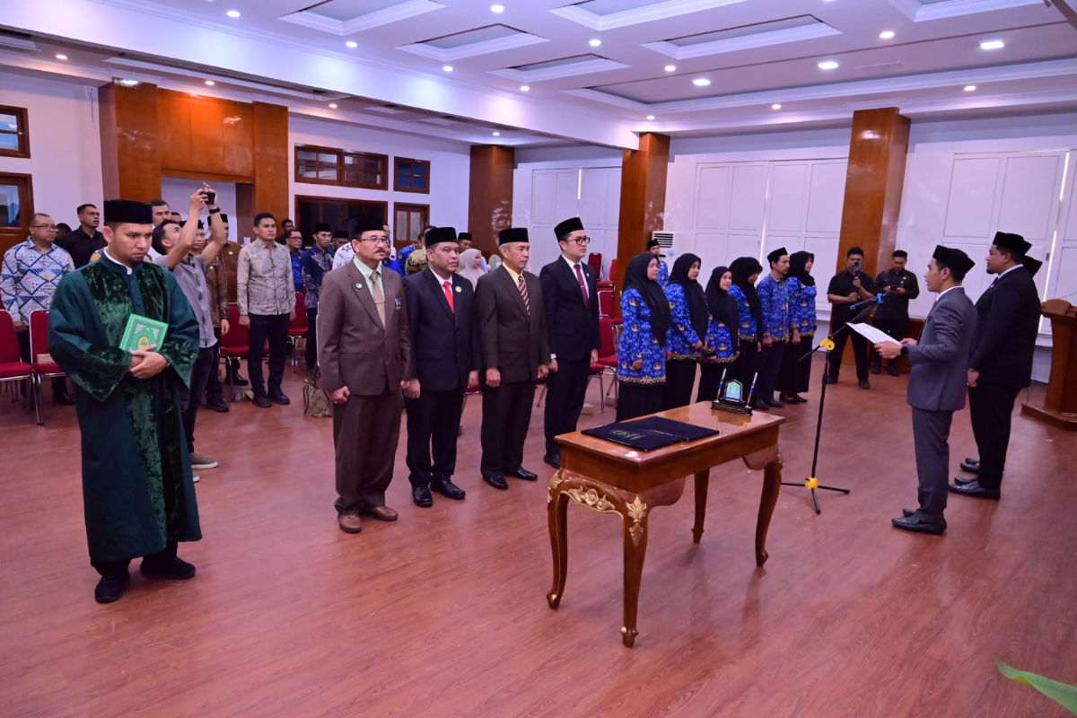 Pemerintah Kabupaten Aceh Jaya Rotasi 4 Pejabat Pimpinan Tinggi Pratama