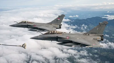 Jet Rafale Indonesia Latihan Tempur di Langit Sumatera