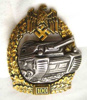 Heer Tank assualt badge 100