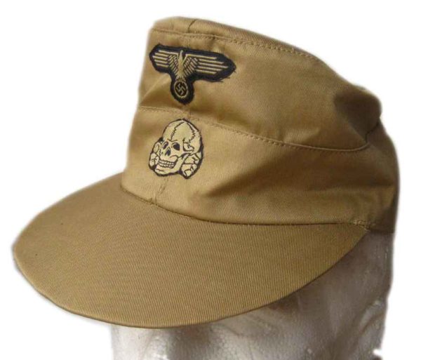 M43 SS Tropical cap with insignia