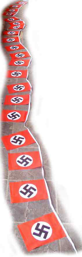 Nazi party flag bunting