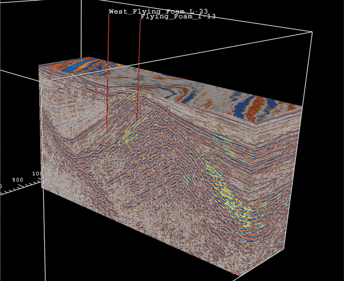 3D seismic data visualization