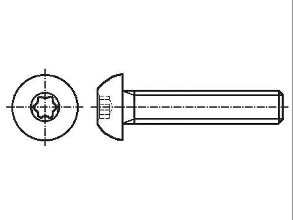 M3X5/BN6404 ~ISO7380 electronic component of Bossard