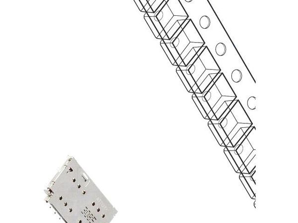 115S-BS00+115S-BT02 Memory Card Connectors