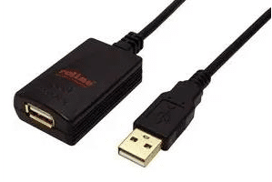 12.04.1089, Rallonge USB Roline 1 port USB 2.0, 5m, USB