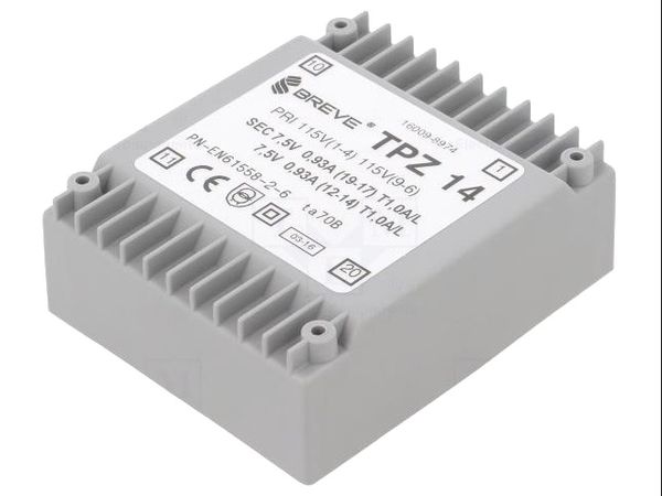 TPZ14/2*115/2*7,5V electronic component of Breve Tufvassons