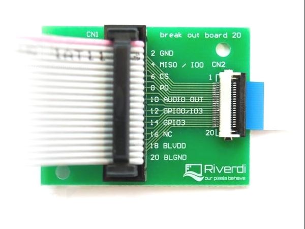 BREAK OUT BOARD 20 electronic component of Riverdi