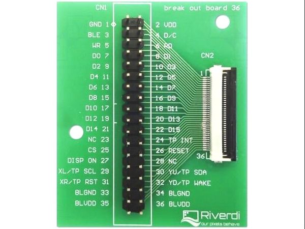 BREAK OUT BOARD 36 electronic component of Riverdi