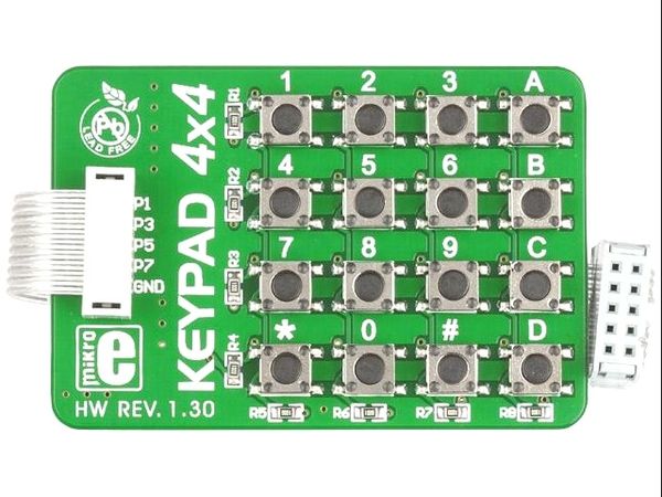 KEYPAD electronic component of MikroElektronika