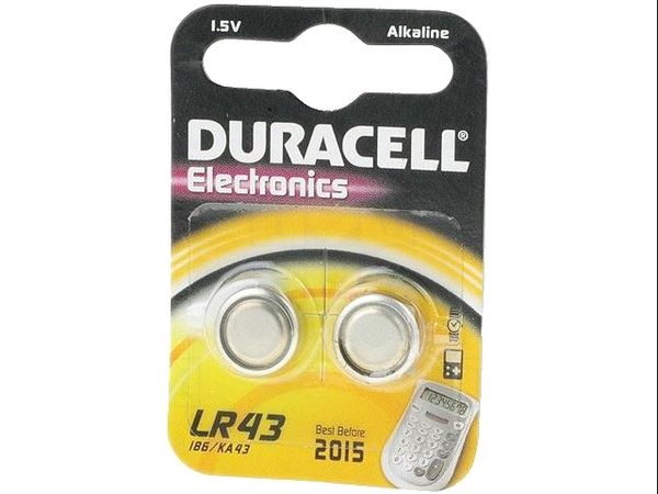 LR43 electronic component of Duracell