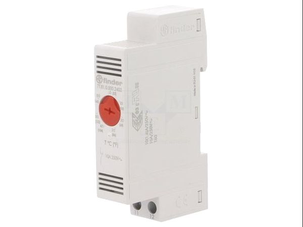 7T.81.0.000.2303 Sensor thermostat Contacts NO 10A 250VAC 7±4 K IP20 FINDER 