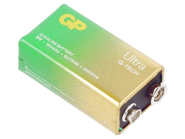 1604AU GP ULTRA G-TECH 9,0V electronic component of GP Batteries