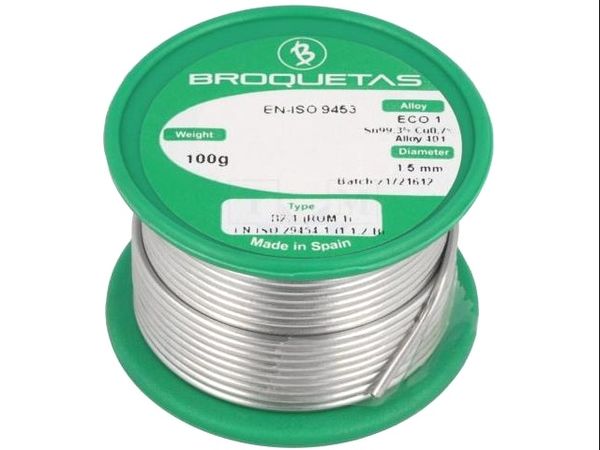 ECO1 B2.1 1,5MM 100GR electronic component of Broquetas