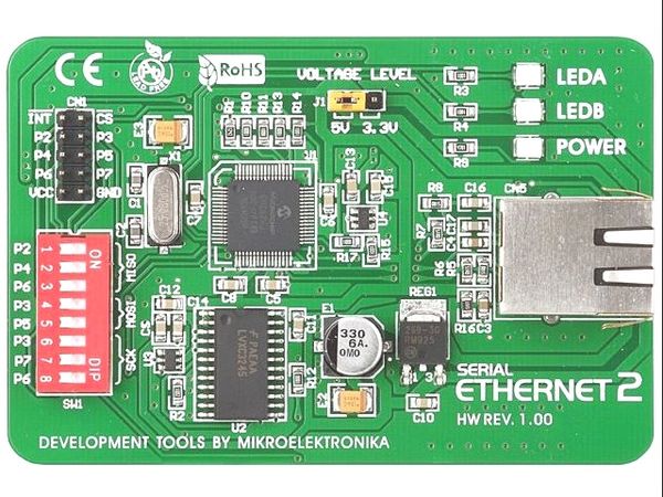 SERIAL ETHERNET 2 electronic component of MikroElektronika