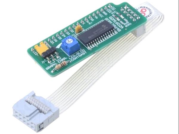 SERIAL GLCD ADAPTER 128X64 electronic component of MikroElektronika