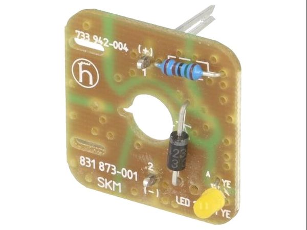 831873001 GDME LED 24 HH YE electronic component of Hirschmann