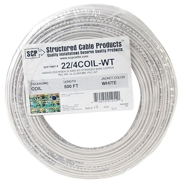 22/4COIL-WT electronic component of STRUCTURED CABLE