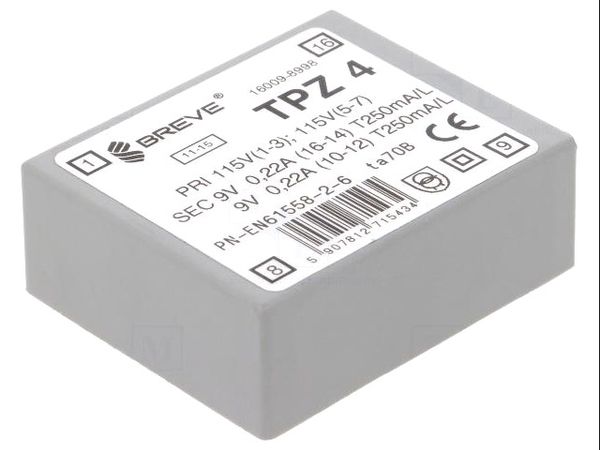 TPZ4/2*115/2*9V electronic component of Breve Tufvassons