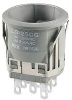 LB25CGW01 electronic component of NKK Switches