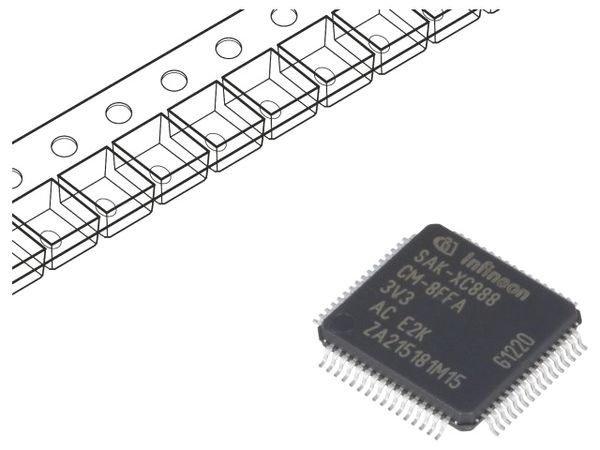 XC888CM8FFA3V3ACKXUMA1 electronic component of Infineon