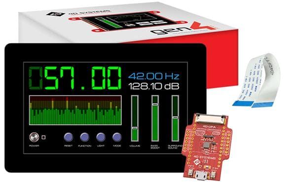 GEN4-ULCD-70D-CLB-SB-AR electronic component of 4D Systems