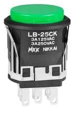 LB25CKW01-28-FJ electronic component of NKK Switches