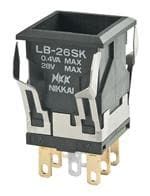 LB26SKG01 electronic component of NKK Switches