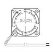 MC17080V2-000U-A99 electronic component of Sunon