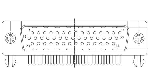 17EBH-044-P-AM-0-10 electronic component of Amphenol