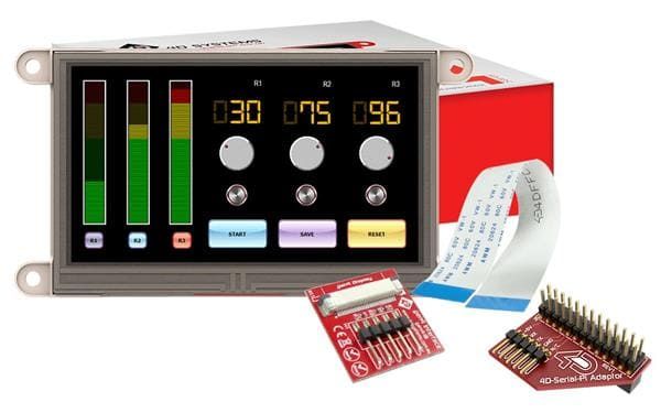 gen4-uLCD-43DT-SB electronic component of 4D Systems