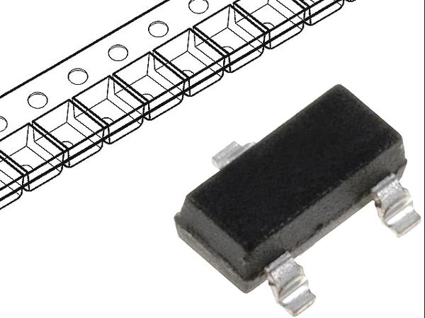 DMN10H220LQ-7 electronic component of Diodes Incorporated