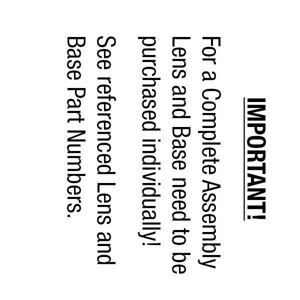 359-8430-0932-502 Lamp Lenses