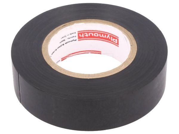 N-12 PVC TAPE 19MMX20M BLACK electronic component of PLYMOUTH